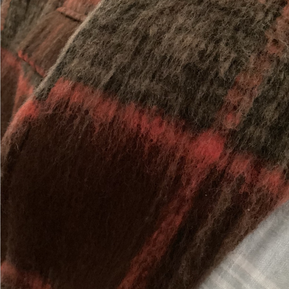 Avec Les Filles Brown and Red Plaid Jacket - Picture 4 of 6